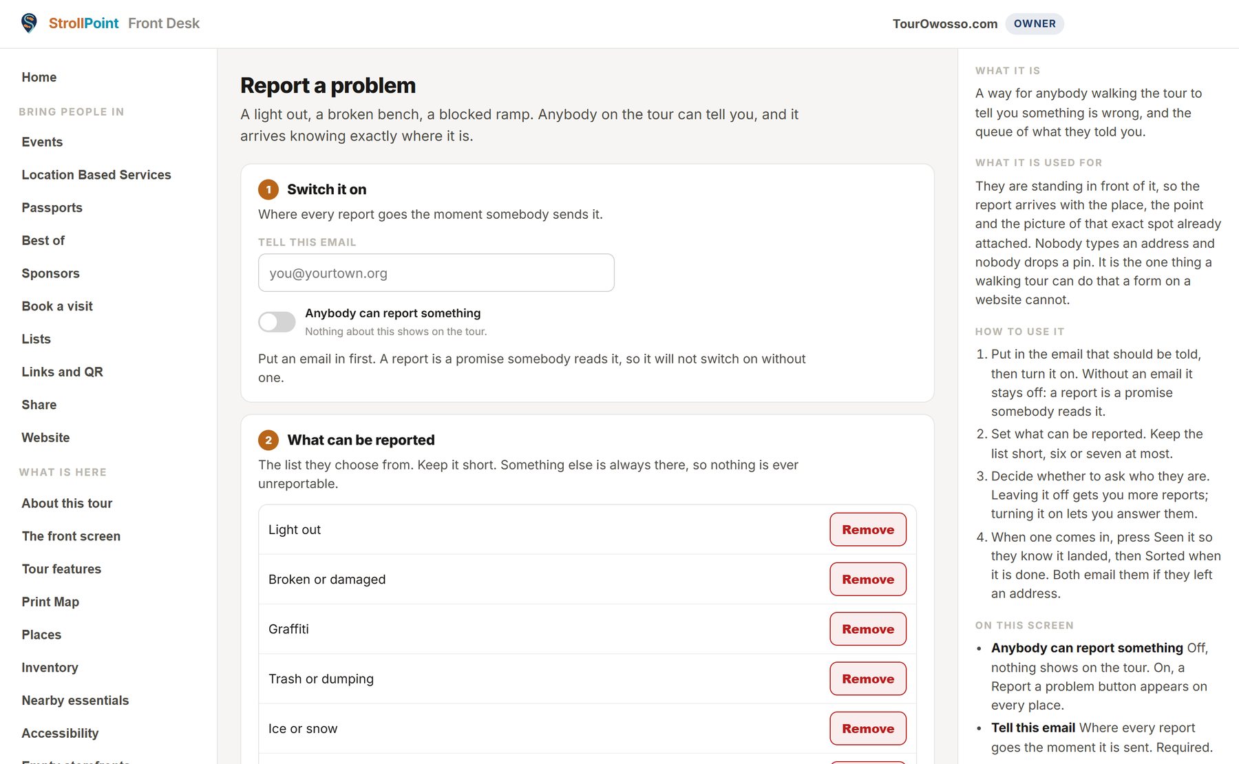 Report a problem