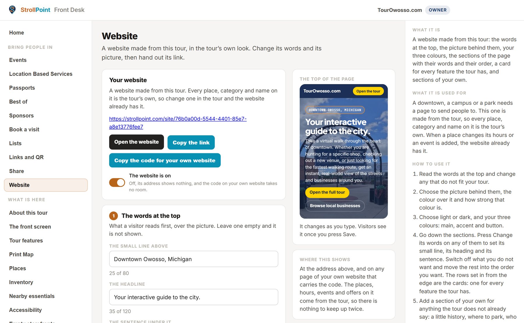 Website