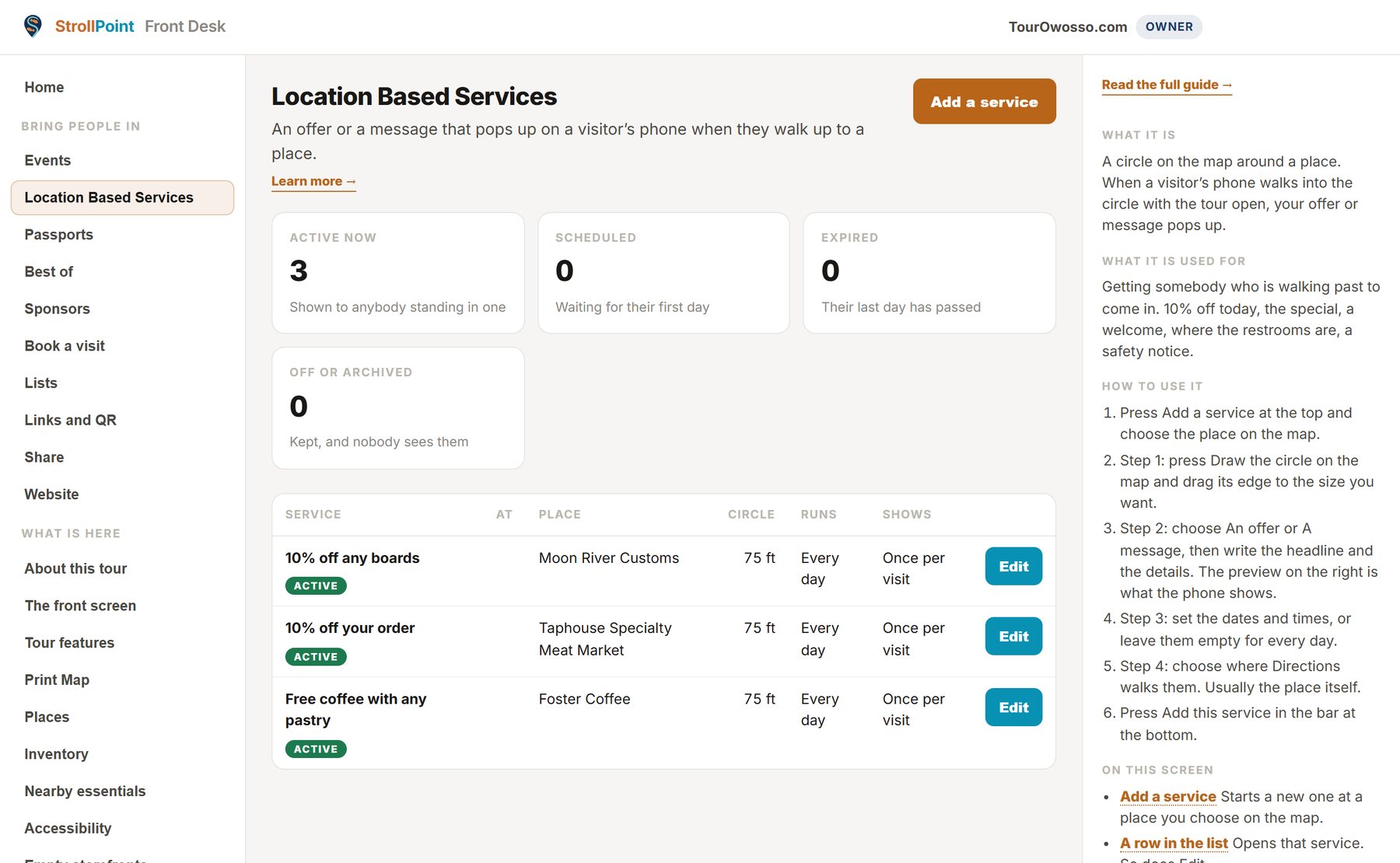 Location Based Services